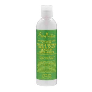 Shea Moisture African Water Mint & Ginger Detox & Refresh Hair & Scalp Leave-In Detangler