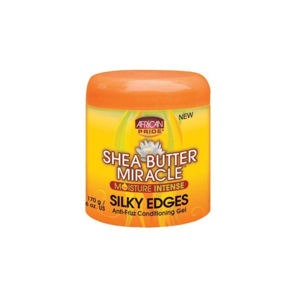 African Pride Shea Butter Miracle Silky Edges Anti-Frizz Conditioner Gel