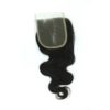 Closure Lace frontal 4x4 péruvienne ou malaisienne Body Wave (ondulée) Noire