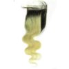 Closure Lace frontal 4x4 péruvienne ou malaisienne Body Wave (ondulée) Tie and Dye Noire, Blonde