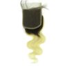 Closure Lace frontal 4x4 péruvienne ou malaisienne Body Wave (ondulée) Tie and Dye Noire, Blonde