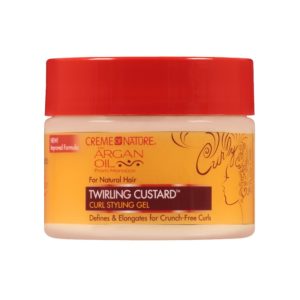 Creme Of Nature Argan Oil For Natural Hair Twirling Custard Curl Styling Gel