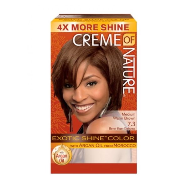 Creme of Nature Exotic Shine Color Medium Warm Brown 7.3
