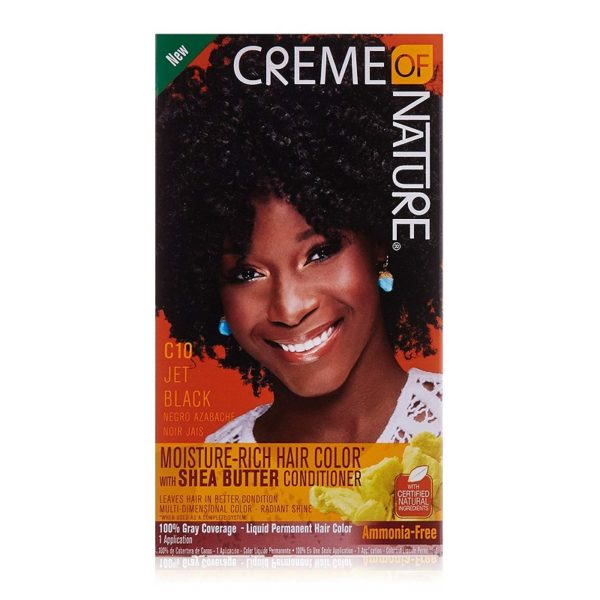 Creme of Nature Moisture-Rich Hair Color C10 Jet Black