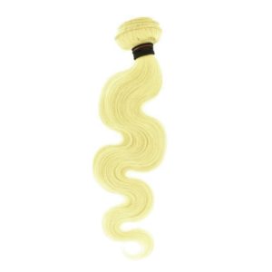 Tissage ou mèche péruvienne ou malaisienne Body Wave (ondulée) Blond