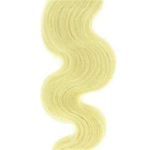Tissage ou mèche péruvienne ou malaisienne Body Wave (ondulée) Tie and Dye Noir Blond