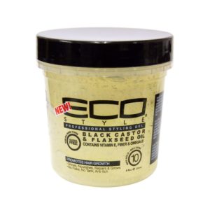 Eco Style Black Castor & Flaxseed Oil Professional Styling Gel