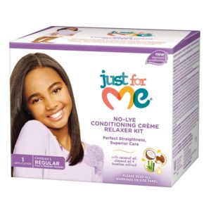 Just For Me No-Lye Conditioning Crème Relaxer Kit Regular